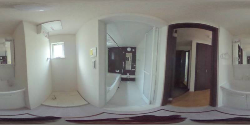 パノラマ画像洗面所