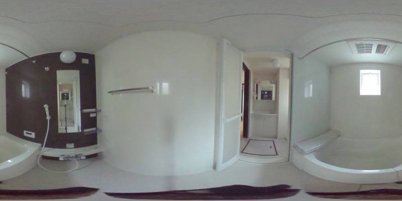 パノラマ画像バスルーム