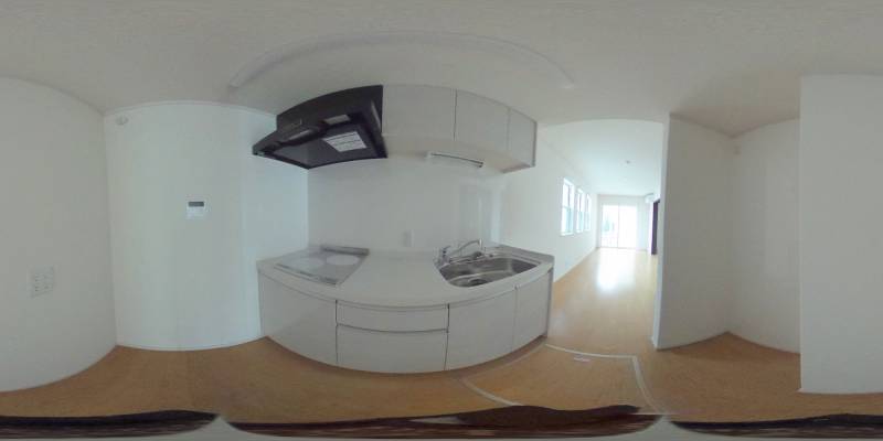 パノラマ画像キッチン