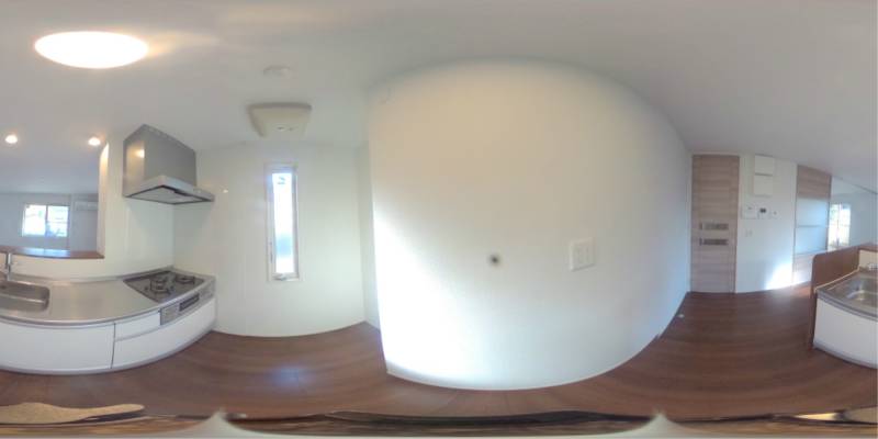 パノラマ画像キッチン