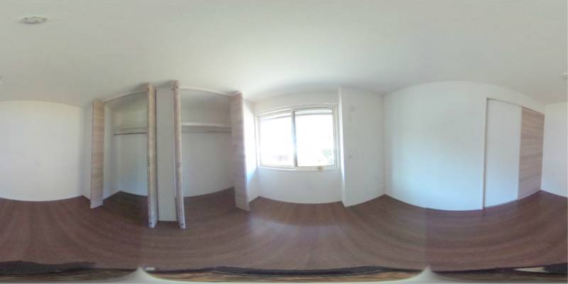 パノラマ画像寝室