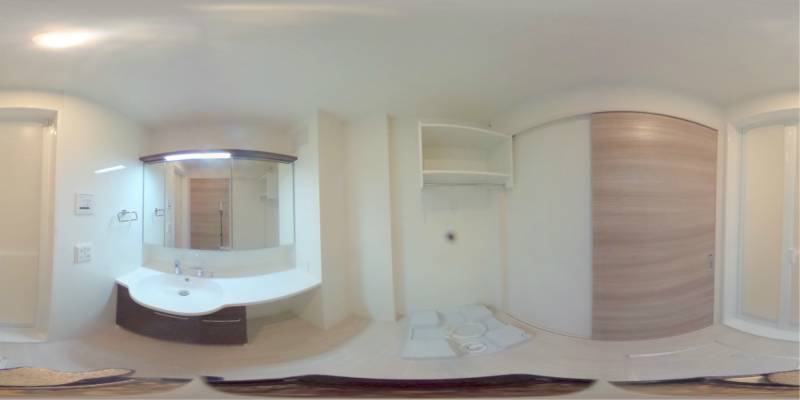 パノラマ画像洗面所