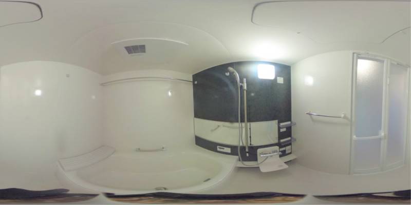 パノラマ画像バスルーム