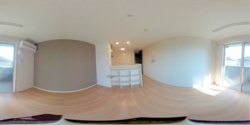 パノラマ画像リビング