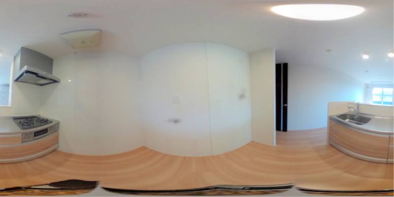 パノラマ画像キッチン