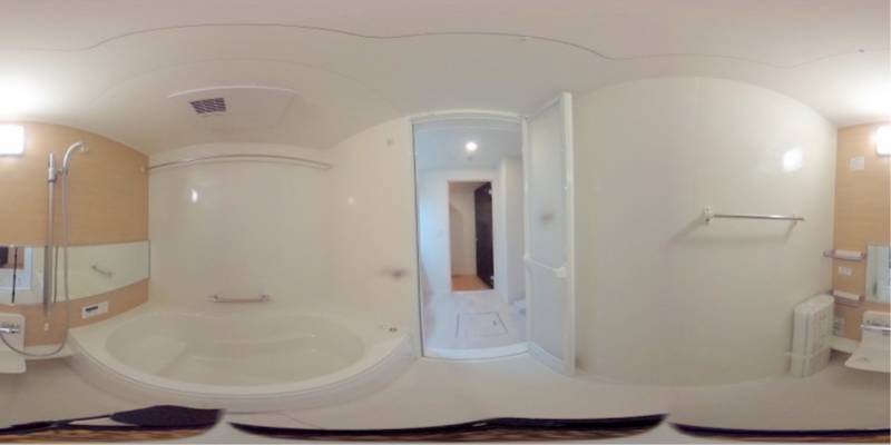 パノラマ画像バスルーム