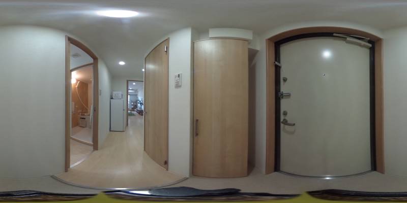 パノラマ画像玄関