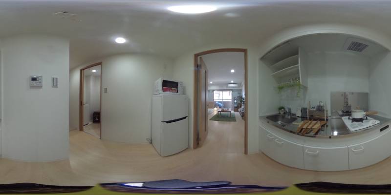 パノラマ画像キッチン