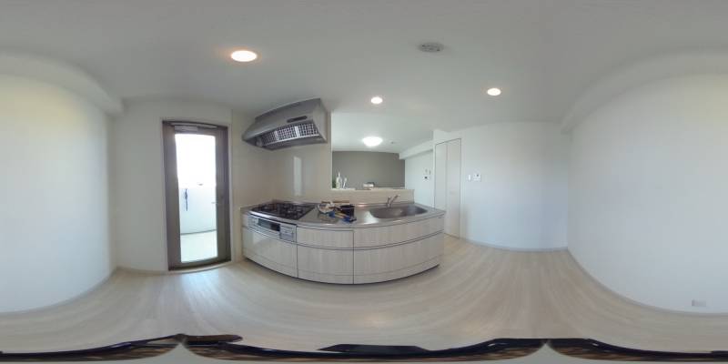 パノラマ画像キッチン