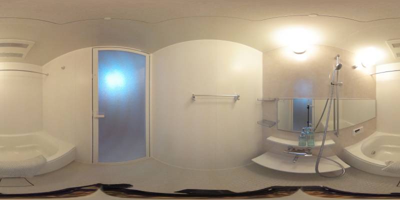 パノラマ画像バスルーム