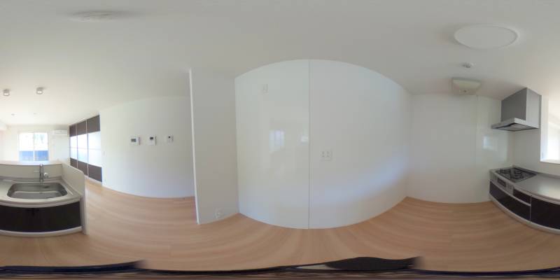 パノラマ画像キッチン