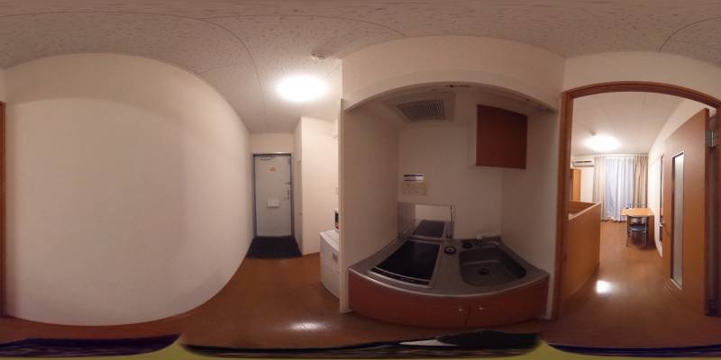 パノラマ画像キッチン