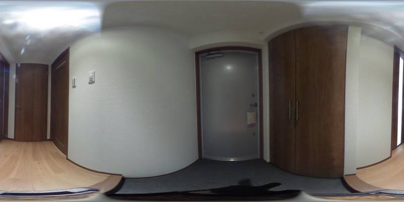 パノラマ画像玄関