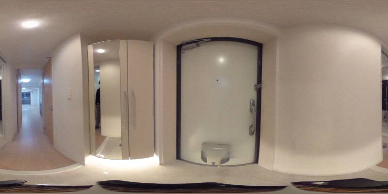 パノラマ画像玄関