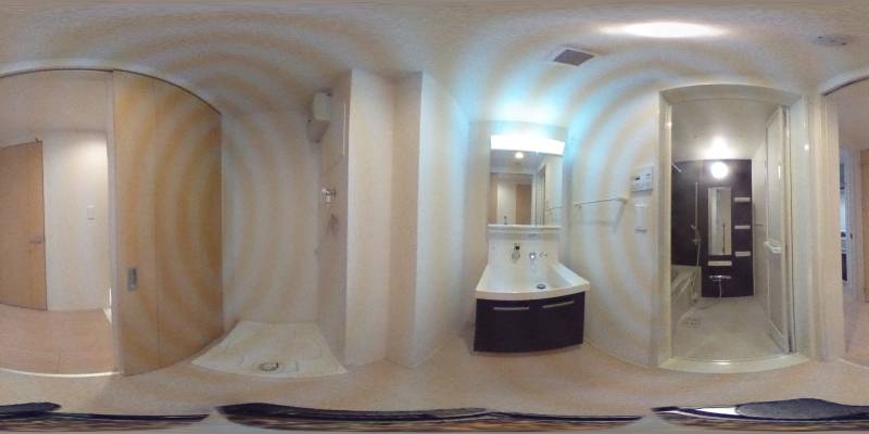 パノラマ画像洗面所