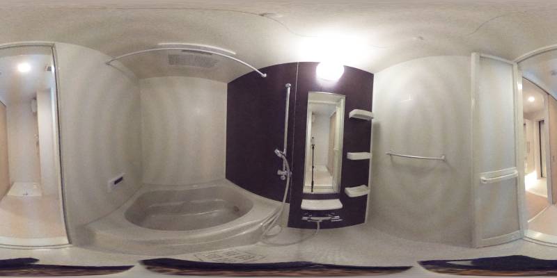 パノラマ画像バスルーム