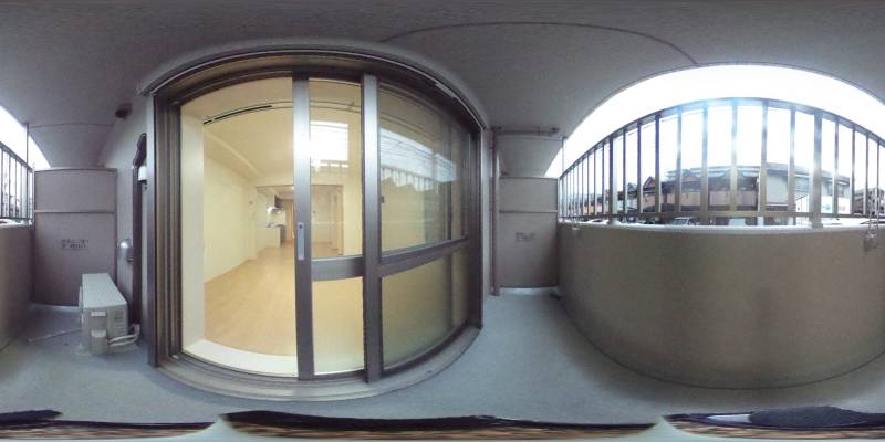 パノラマ画像バルコニー