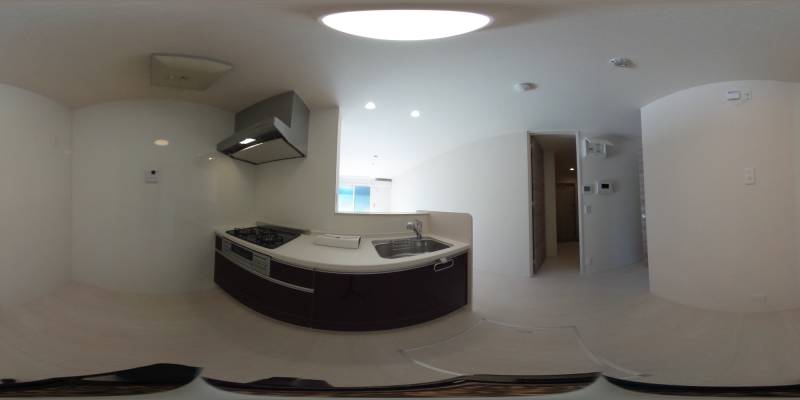 パノラマ画像キッチン