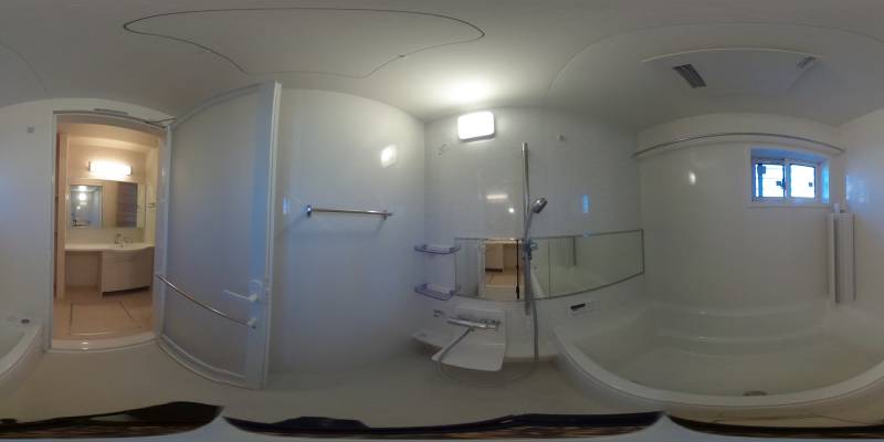 パノラマ画像バスルーム