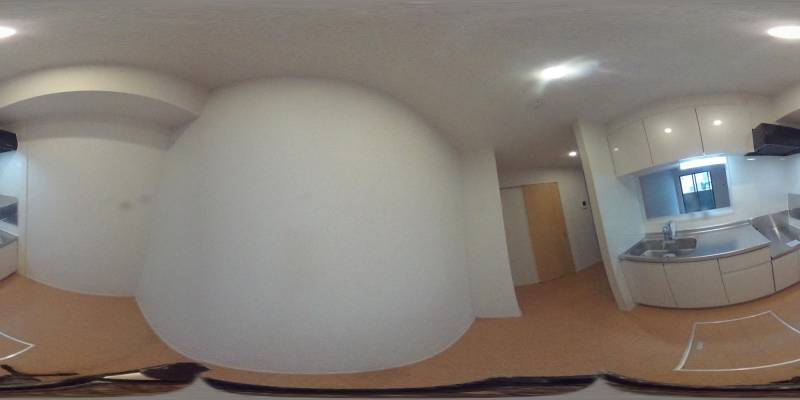 パノラマ画像キッチン