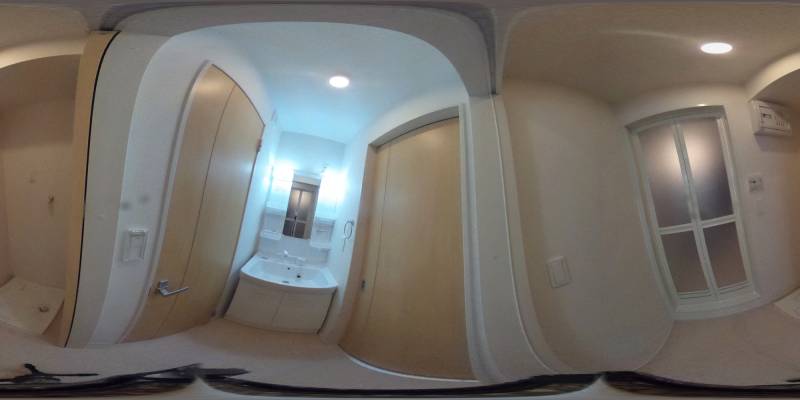 パノラマ画像洗面所