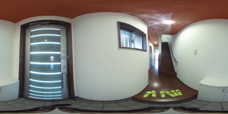 パノラマ画像玄関