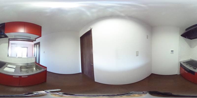 パノラマ画像キッチン