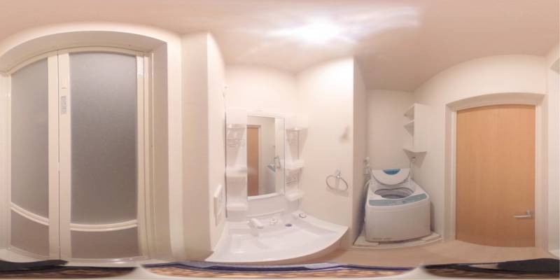 パノラマ画像洗面所