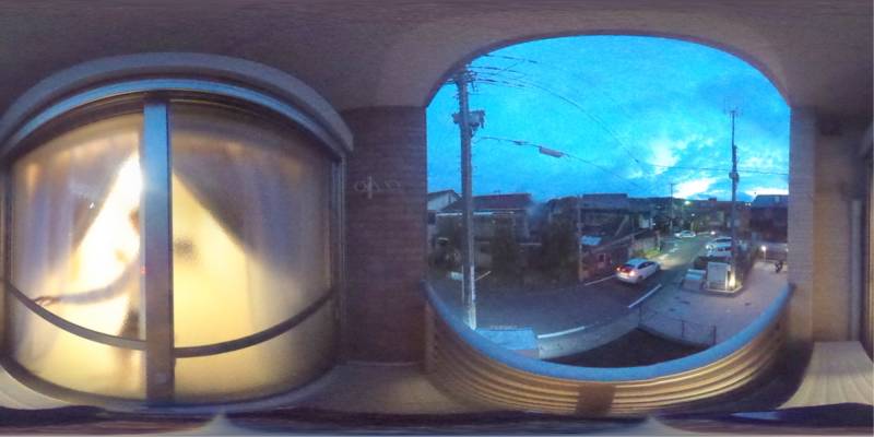 パノラマ画像バスルーム