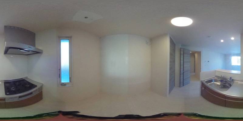 パノラマ画像キッチン