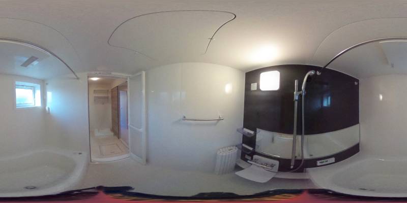 パノラマ画像バスルーム