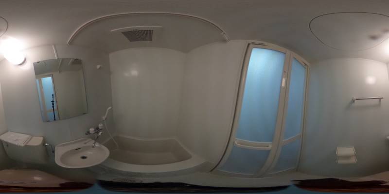 パノラマ画像バスルーム