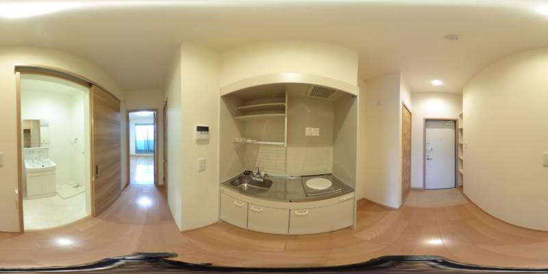 パノラマ画像キッチン