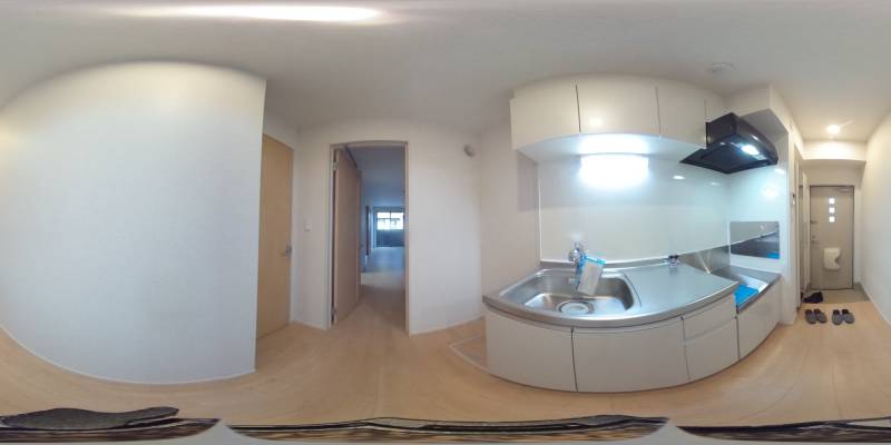 パノラマ画像キッチン