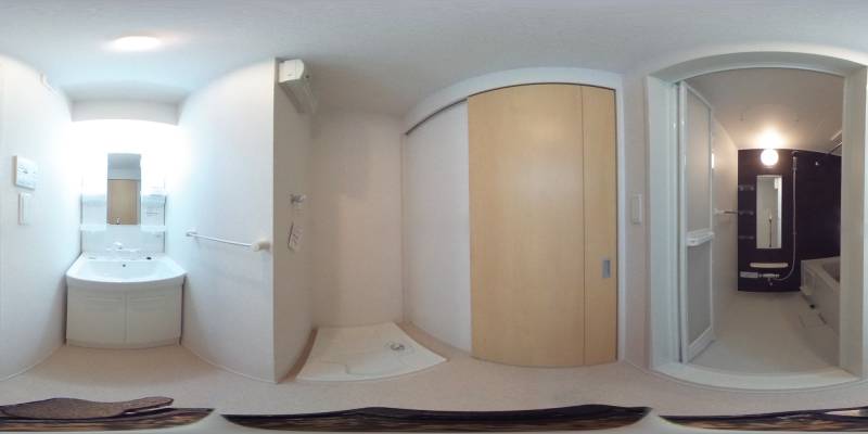 パノラマ画像洗面所