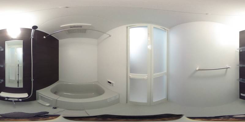 パノラマ画像バスルーム