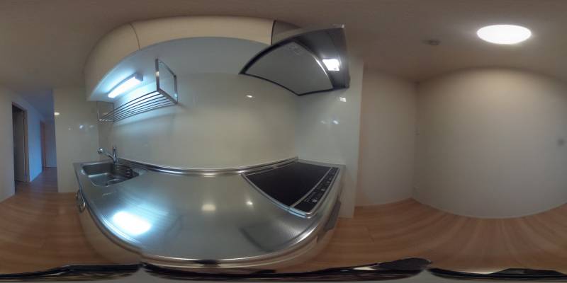 パノラマ画像キッチン