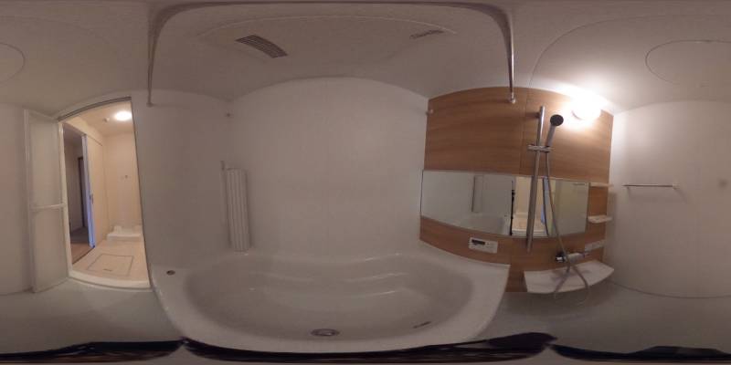 パノラマ画像バスルーム