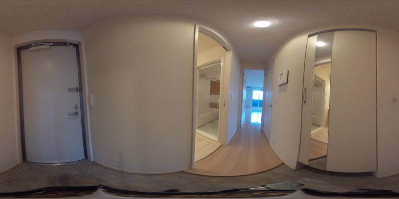 パノラマ画像玄関