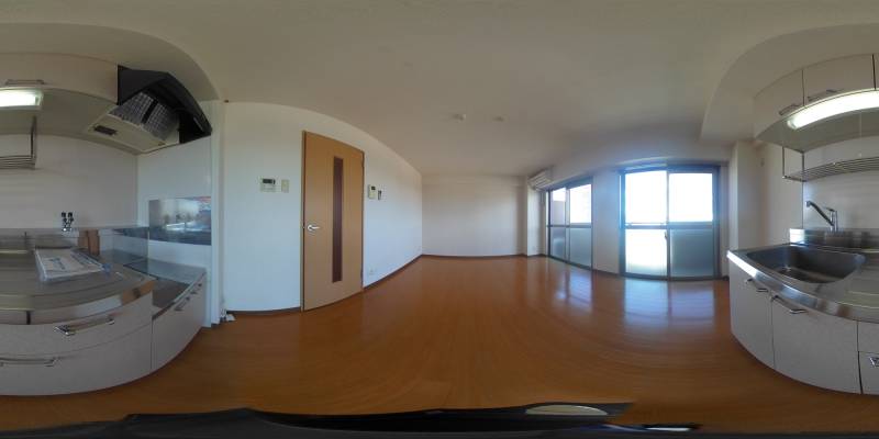 パノラマ画像キッチン