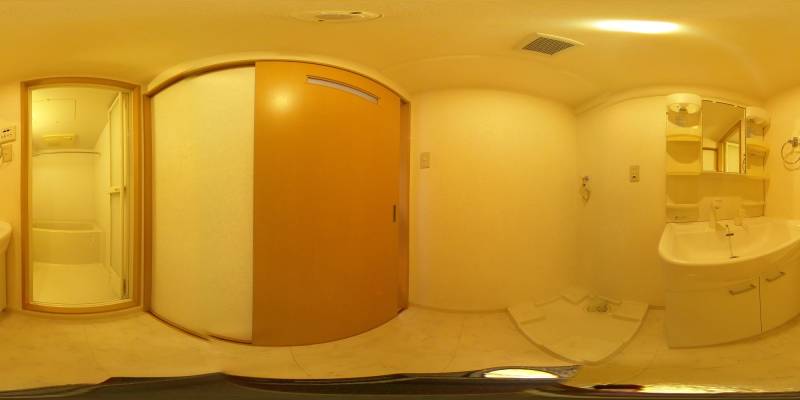 パノラマ画像洗面所