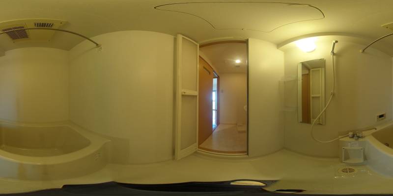 パノラマ画像バスルーム