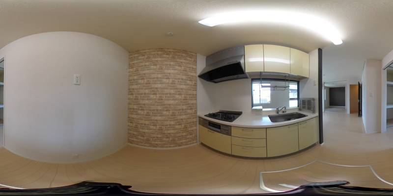パノラマ画像キッチン