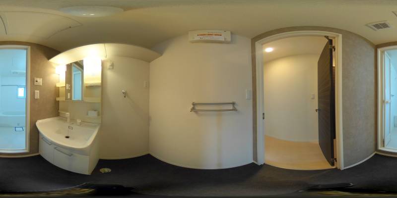 パノラマ画像洗面所