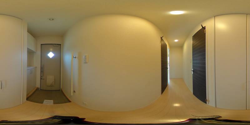 パノラマ画像玄関