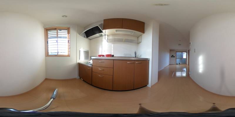 パノラマ画像キッチン