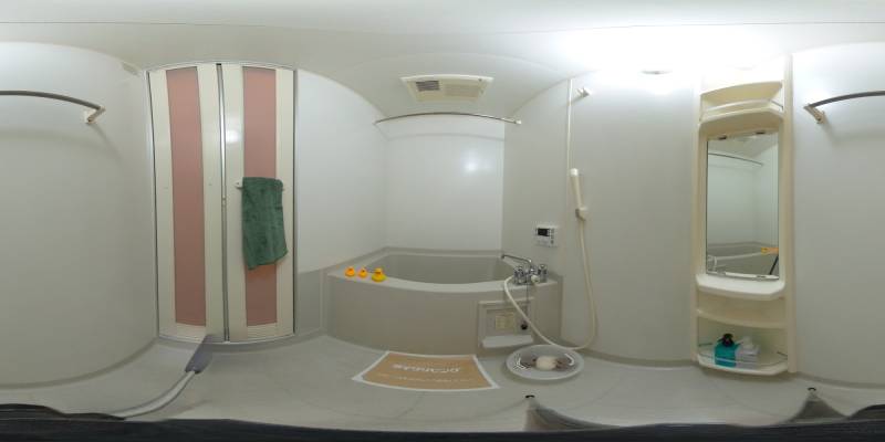 パノラマ画像バスルーム