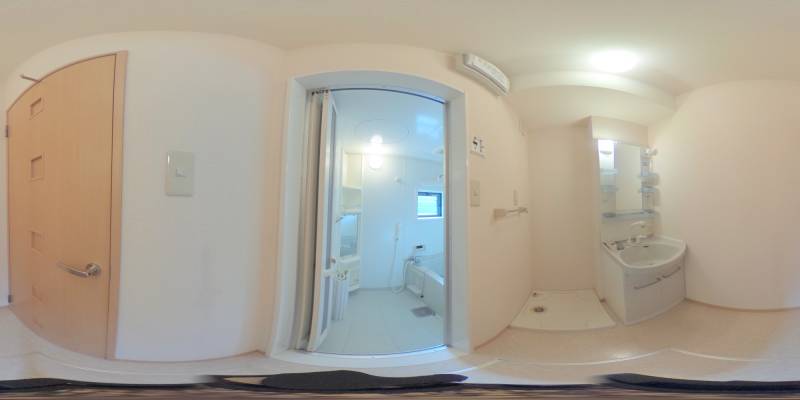 パノラマ画像洗面所