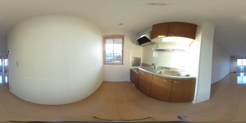 パノラマ画像キッチン