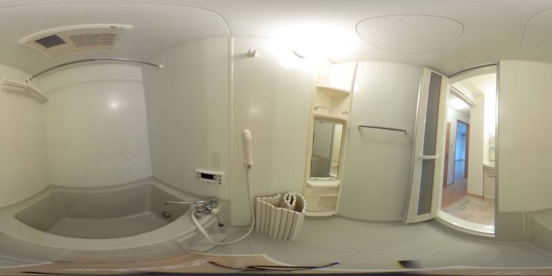 パノラマ画像バスルーム